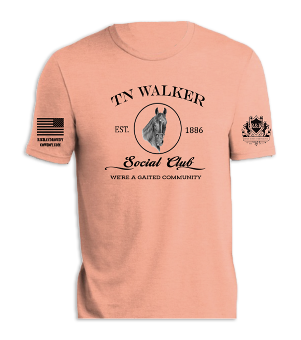 Tn Walker Horse Portrait, We're a Gaited Community, Black