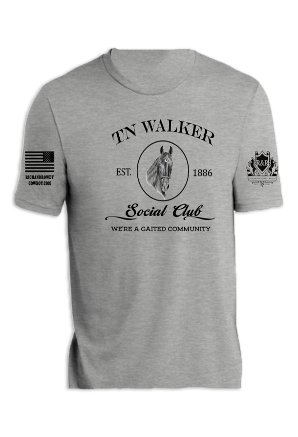 Tn Walker Horse Portrait, We're a Gaited Community, Black
