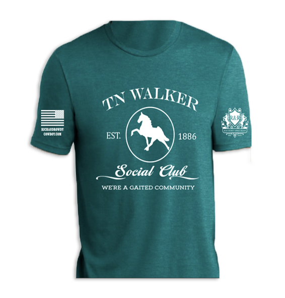 TN Walker, Silhouette We're a Gaited Community White