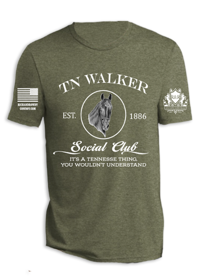 Tn Walker Horse Portrait, It's a TN Thing White
