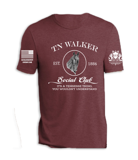 Tn Walker Horse Portrait, It's a TN Thing White