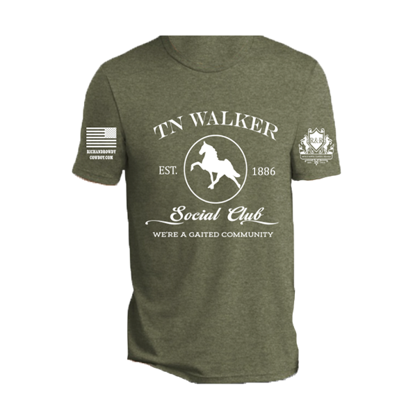 TN Walker, Silhouette We're a Gaited Community White