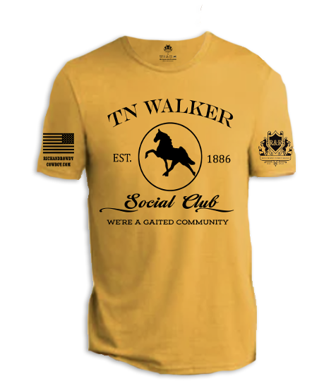 TN Walker, Silhouette We're a Gaited Community Black