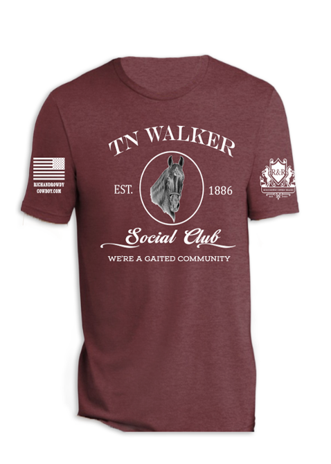 Tn Walker Horse Portrait, We're a Gaited Community, White