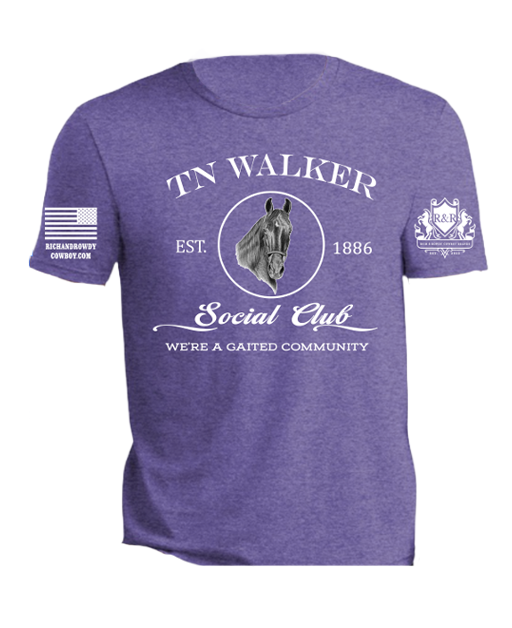 Tn Walker Horse Portrait, We're a Gaited Community, White