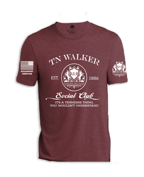 TN Walker, R&R Logo It's a TN Thing White