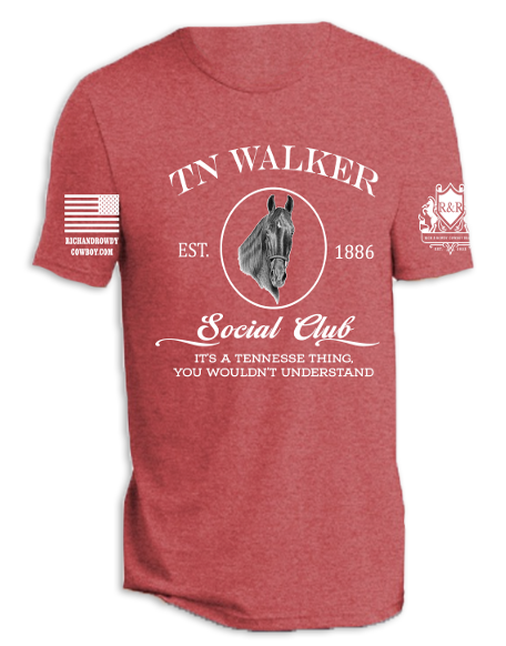 Tn Walker Horse Portrait, It's a TN Thing White