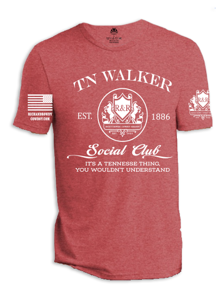 TN Walker, R&R Logo It's a TN Thing White