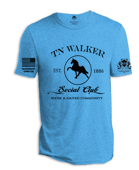 TN Walker, Silhouette We're a Gaited Community Black