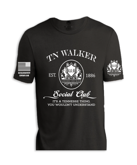 TN Walker, R&R Logo It's a TN Thing White